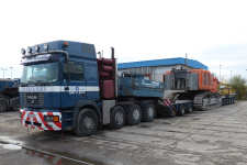 Gevers & Sohn MAN 41.604 Transport Hitachi Zaxis 670 LCH Abbruchbagger, November 2012