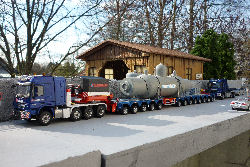 DAHER-HCS Transport eines Zwischen�berhitzers, April 2015