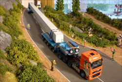 Van Der Meijden, Volvo FH 16 660 mit Scheuerle Nachl�ufer Kombination, Modell von WSI Models April 2012