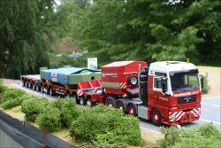 Wagenborg Walzenst�nder Transport im Modell, August 2011