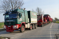 Kahl-Schwerlast 260 t Trafo Transport von Gl�ckstadt nach Kummerfeld, April 2016